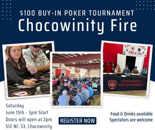 Chocowinity Fire Department Poker Tournament Entry - June 15th